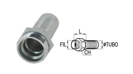 COLLEGAMENTO IDRAULICO CES 16 CON MASCHIO DN19-M24X1,5