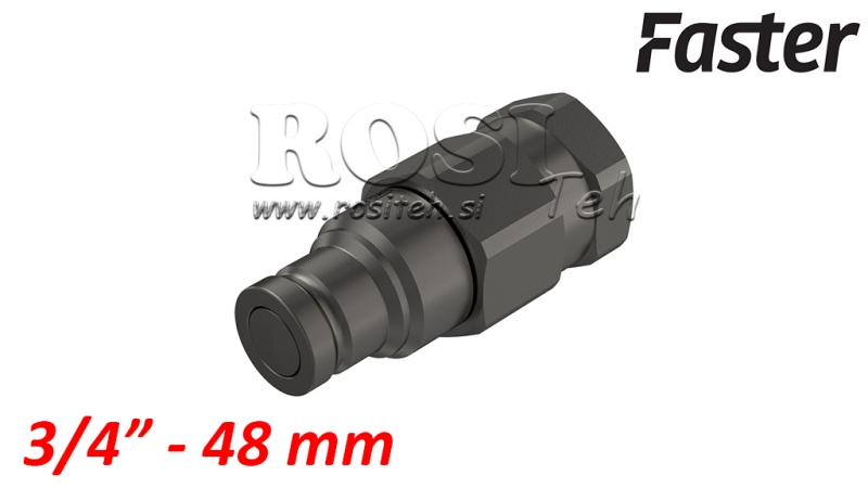 RACCORD RAPIDE EXCAVATEUR FFH MALE 3/4 48MM
