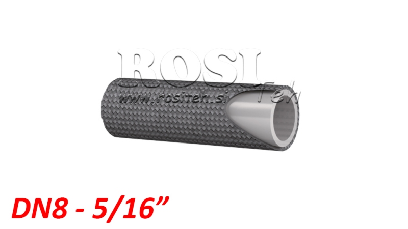 TUBE PTFE LISSANT RÉSISTANT À LA TEMPÉRATURE SAE100 R14 DN8 (5/16