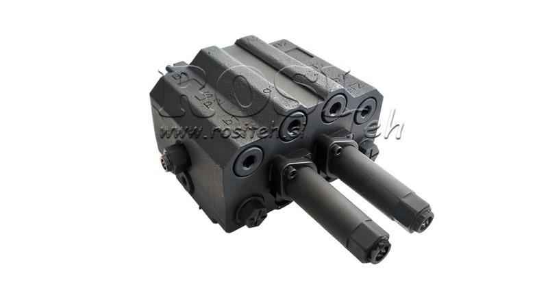 VANNE DE CONTRÔLE HYDRAULIQUE 2xP90 L/min SENSIBILITÉ DE CHARGE