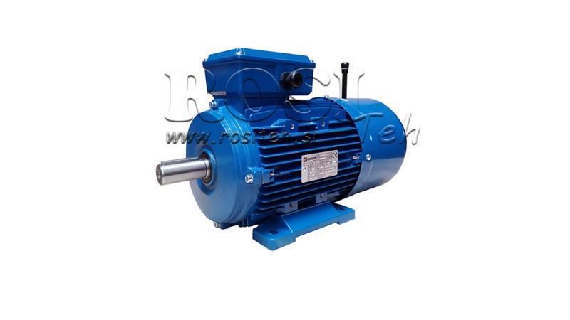 2.2kW-ELEKTRICKÝ MOTOR S BRZDOU MSH100L1-4_1420rpm 3Fázy nohy-B3