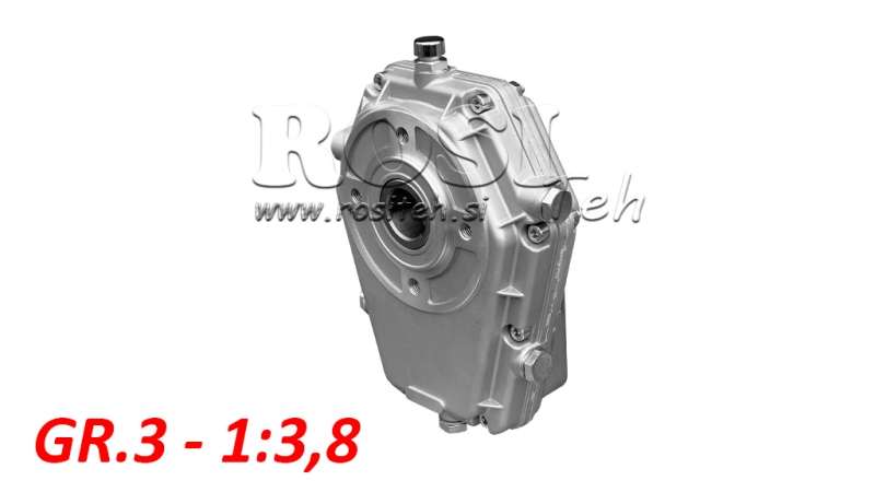 BOITIER MULTIPLICATEUR POUR POMPE HYDRAULIQUE DE GROUPE 3– 1:3 ARBRE