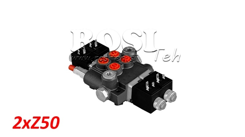 DISTRIBUTEUR MONOBLOC ÉLECTROHYDRAULIQUE 2xZ50