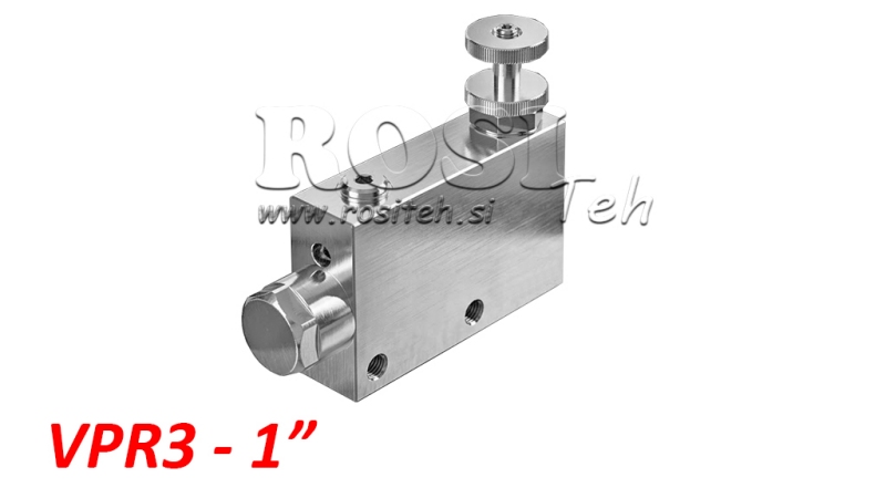 REGULATEUR DE DEBIT HYDRAULIQUE VPR3 -1