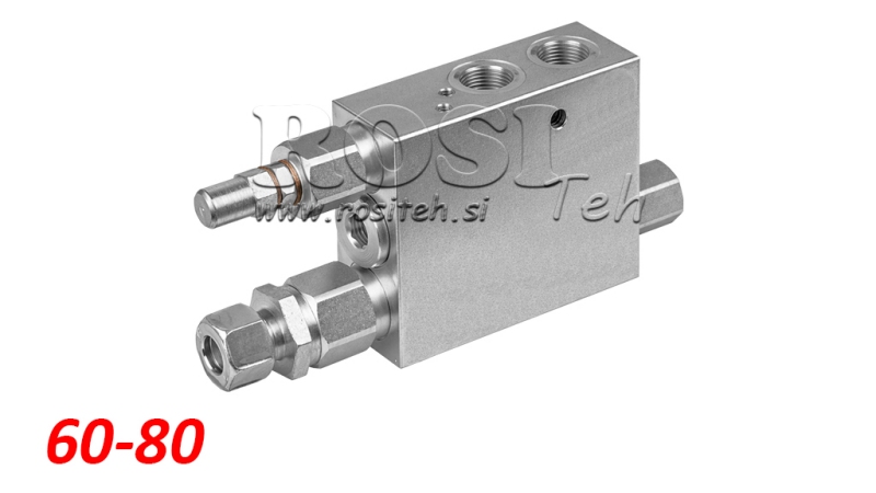 VALVES HYDRAULIQUE DE RETOURNEMENT DE CHARRUE EN LIGNE VRAP 60-80