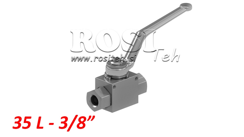 ROBINET A BOISSEAU SPHERIQUE 2 VOIES -RS2- 3/8