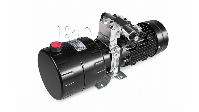 MINI HYDRAULIC POWER-PACK UNIT 380V AC (1.5 KW) - 5.8 CC - 8.2 LIT/MIN - TANK 6 LIT