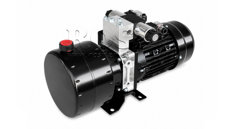 MINI POWER-PACK HIDRÁULICO 230V AC (0.75 kW) - 3.7 cc - 5.2 lit/min - tanque 4 lit