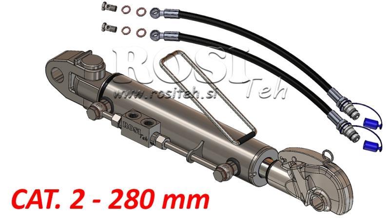 HYDRAULISK TOPSTANG SPECIAL - CAT. 2 - 63/35-280 (45-95 HP) (25,4 mm)