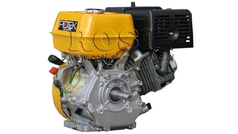 moteur à essence EG4-420cc-9.6kW-13.1HP-3,600 RPM-H-KW25x88.5-démarrage manuel
