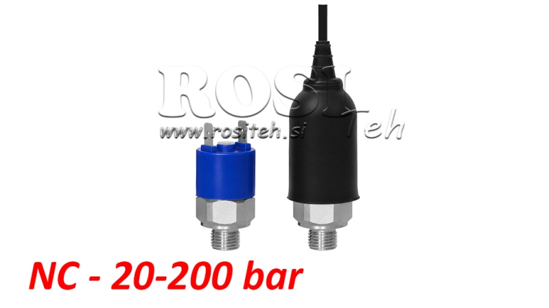 COMUTATOR DE PRESIUNE HIDRAULICĂ K4 - NC 20-200 BAR (MAX.300BAR)