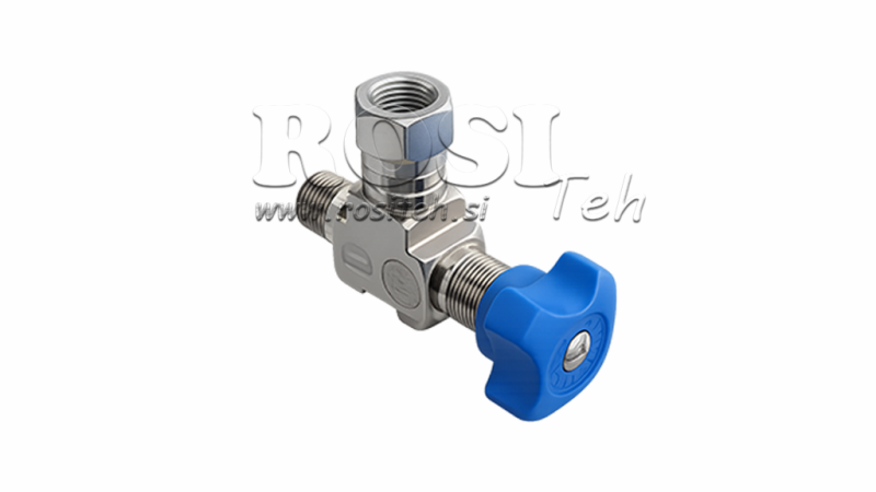 VANNE HYDRAULIQUE POUR MANOMÈTRE 90°