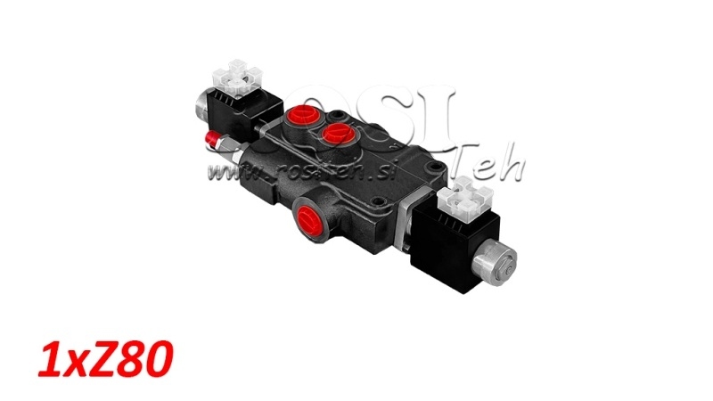 DISTRIBUTEUR MONOBLOC ÉLECTROHYDRAULIQUE 1xZ80