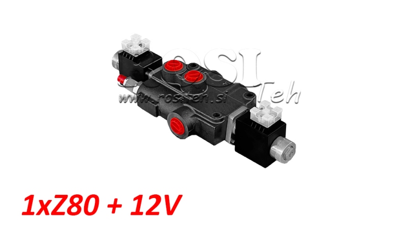 HYDRAULICKÝ VENTIL 1xZ80+12V DC