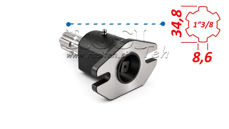 ADATTATORE CARDANICO PASQUALI 2 BULLONI