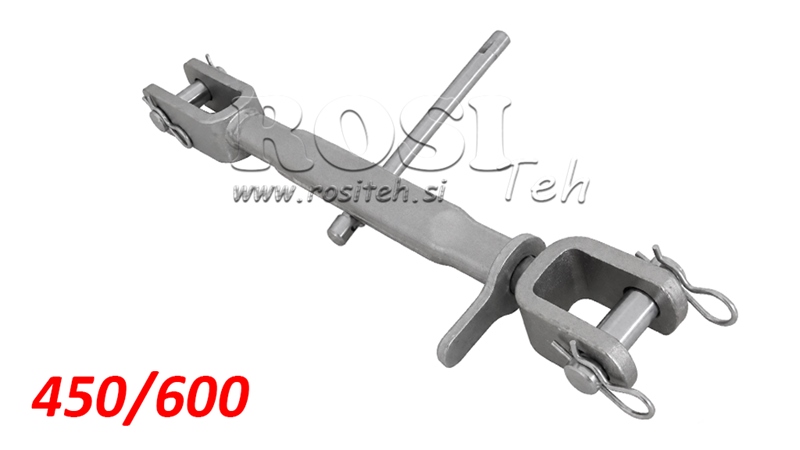 CHANDELLE DE RELEVAGE CHAPE/CHAPE FILETÉE 450/600