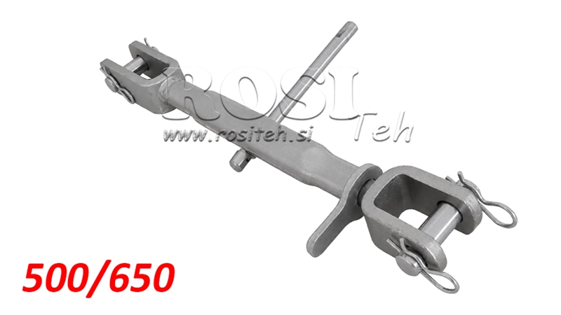 CHANDELLE DE RELEVAGE CHAPE/CHAPE FILETÉE 500/650