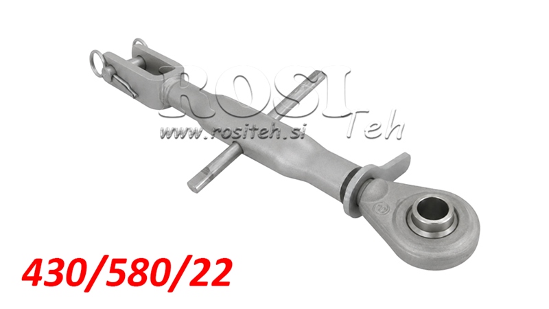 CHANDELLE DE RELEVAGE CHAPE/ROTULE FILETÉE 430/580/22