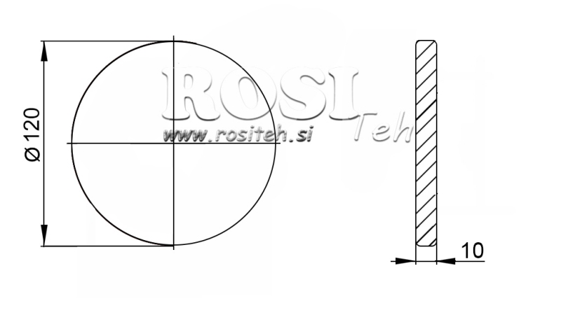 P.T.O. ADAPTER MET FLENS 1 3/4 L120