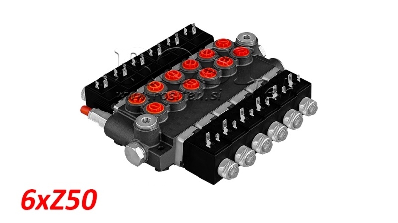 DISTRIBUTEUR MONOBLOC ÉLECTROHYDRAULIQUE 6xZ50