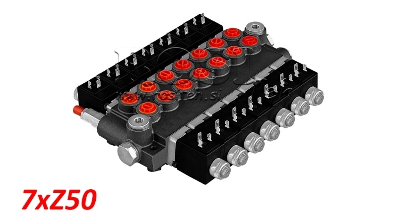 DISTRIBUTEUR MONOBLOC ÉLECTROHYDRAULIQUE 7xZ50