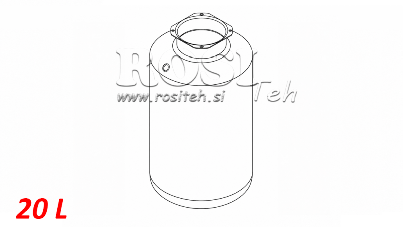 METALL TANK RULL PP 20 LITER HORIZONTAL-VERTIKAL