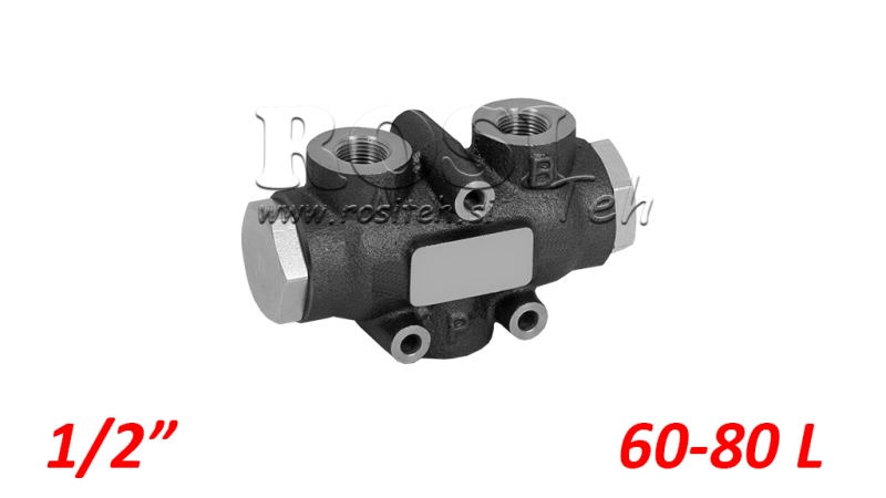 HÜDRAULINE JAOTUSKLAPP VOOG V01007 60 - 80 LIT - 1/2 - 250 BAR (MAX.300 BAR) V-EQ50