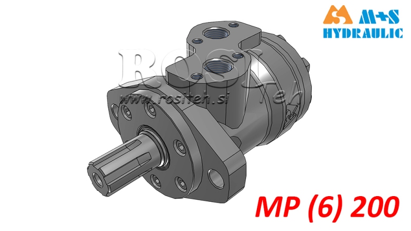MOTEUR HYDRAULIQUE MP 200 CC - 6 DENTS