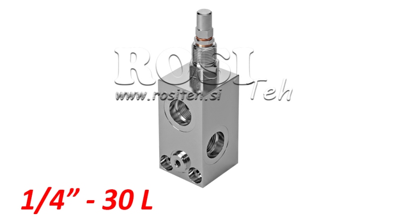 HIDRAULIKUS NYOMÁS REGULÁTOR VMP 1/4 10-180 BAR - 30lit