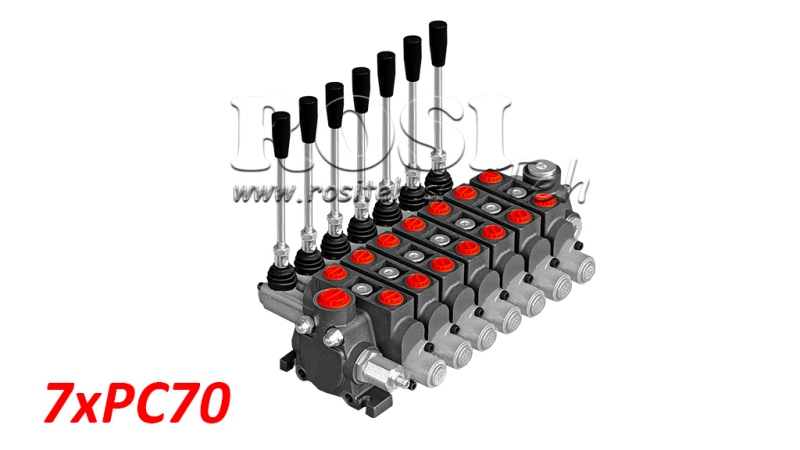 DISTRIBUTEUR HYDRAULIQUE MODULAIRE 7XPC70 - 70 L/MIN