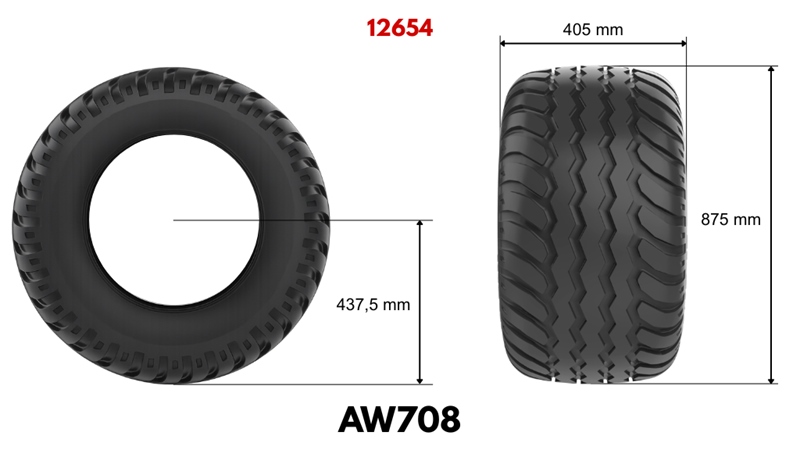 400/60-15,5 PNEU AW708 (14 PR)