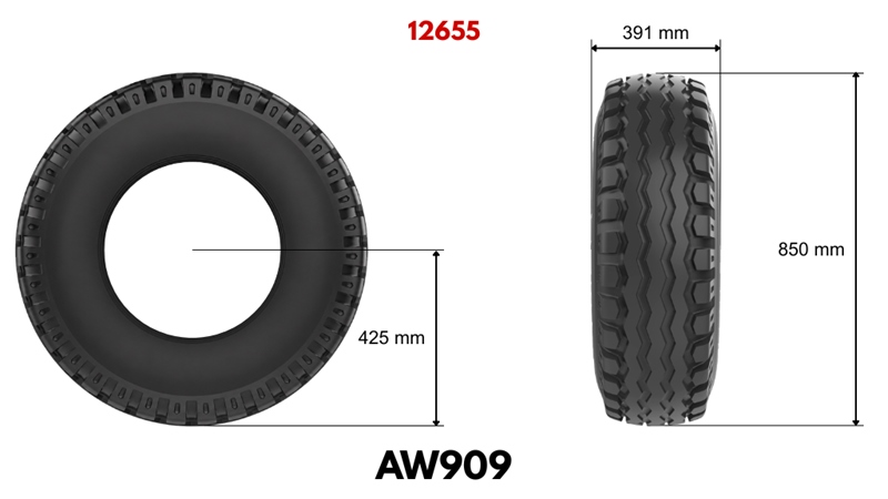 15.0/55-17 PNEIMATISKAIS AW909 14PL