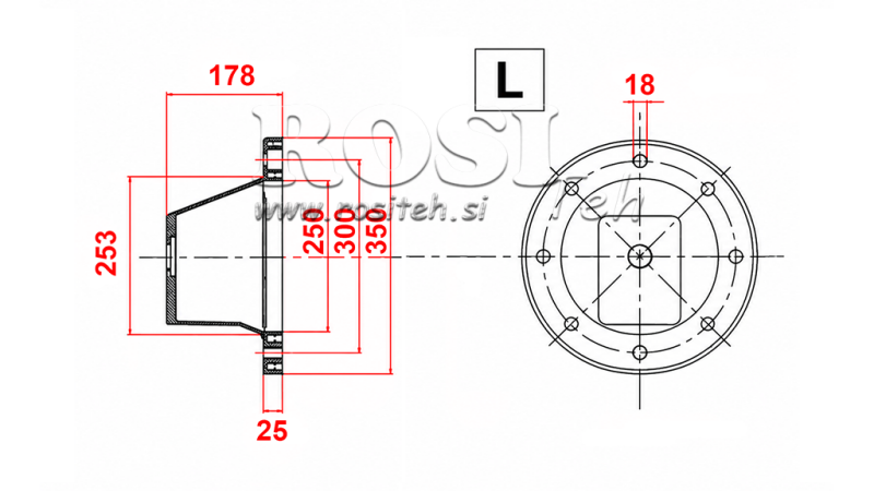 KUPPLUNGSGLOCKE L3513 (EM11-22kW/GR3)