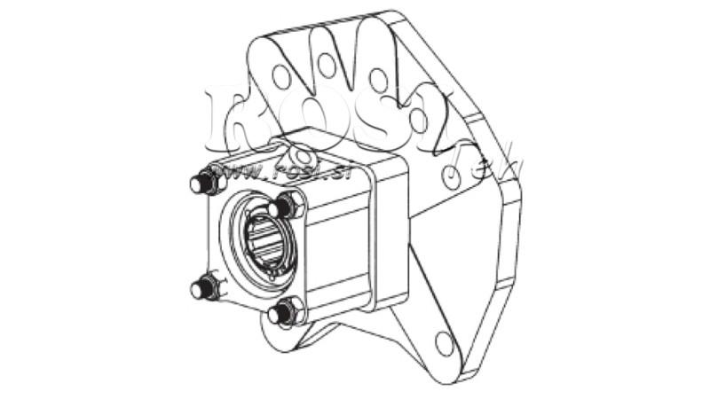 SORTIE POUR POMPE HYDRAULIQUE - MERCEDES G100