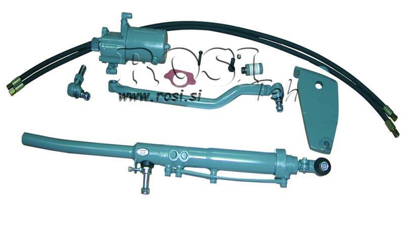 ENSEMBLE DE DIRECTION HYDRAULIQUE AUXILIAIRE MASSEY FERGUSON 185 1 Support de trou