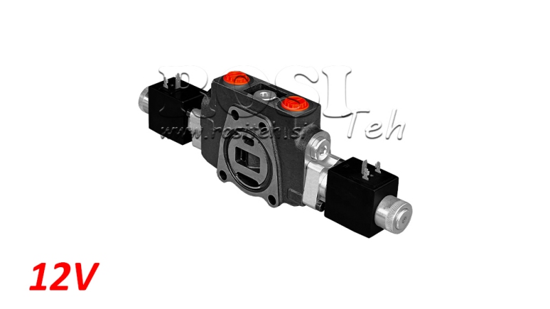 SECTION INDIVIDUELLE ELECTRIQUE 12 V POUR DISTRIBUTEUR HYDRAULIQUE PC70