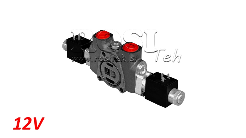 SEGMENT INDIVIDUEL ELECTRIQUE 12 V POUR DISTRIBUTEUR HYDRAULIQUE PC100