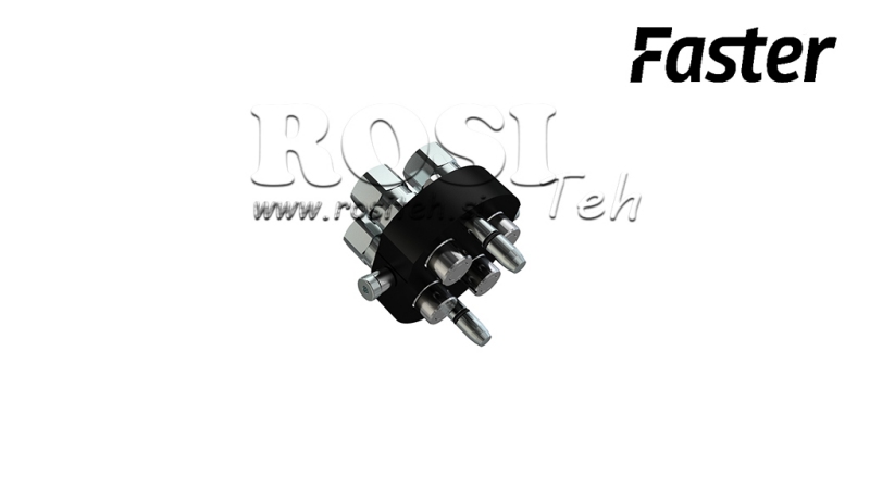 RACCORD MULTI-FASTER 4 VOIES BSP 1/2 PARTIE MOBILE