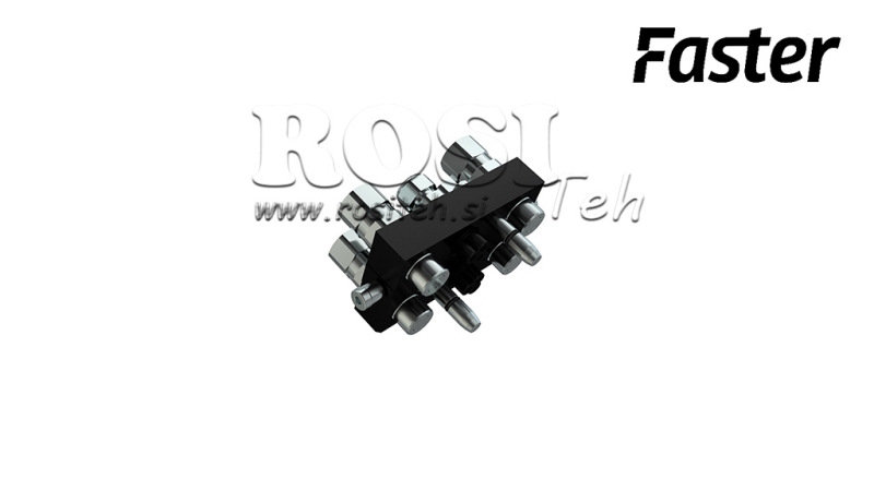 RACCORD MULTI-FASTER 6VOIES BSP 1/2 PARTIE MOBILE