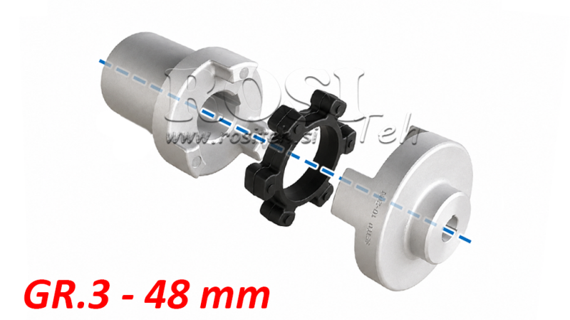 INTERFEJS GUMOWY ND44C (18-22KW)  48MM/GR3
