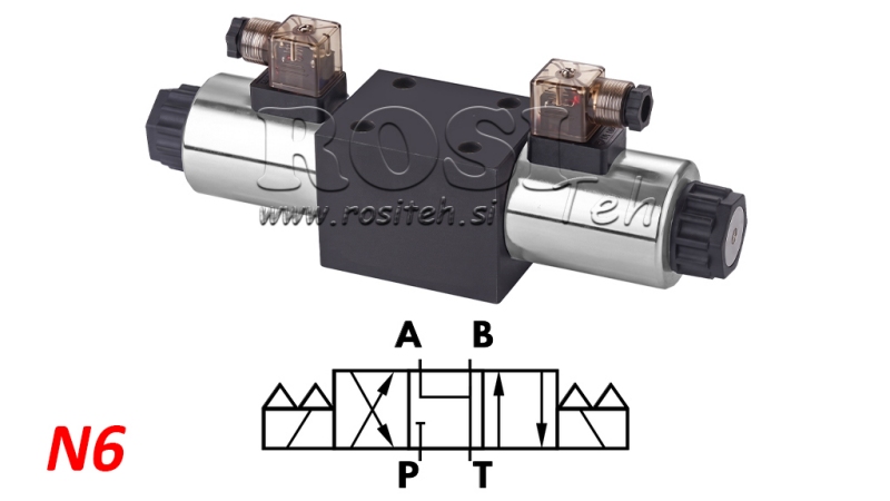 HYDRAULISK MAGNETVENTIL KV-4/3 CETOP 5 N6