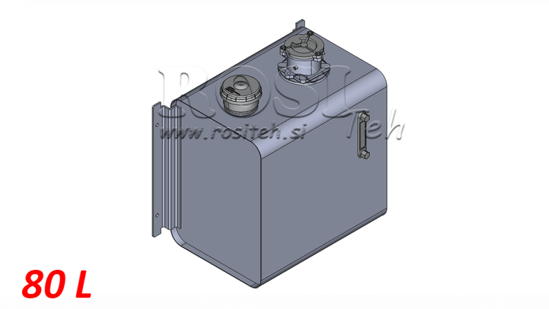 METALLTANK TOPP 80 LIT 360X500X500MM