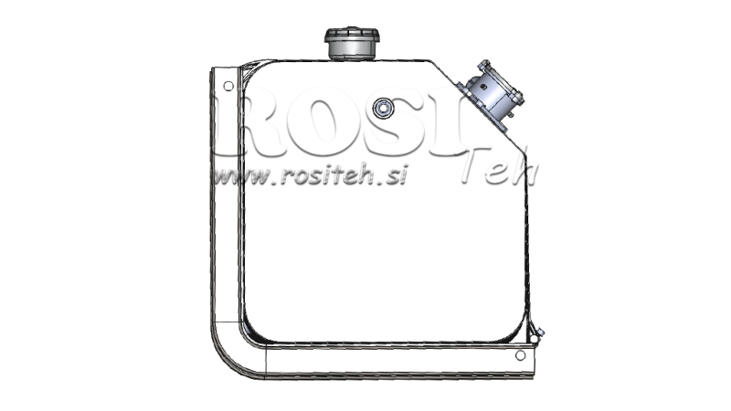 METAL TANK TOP 150 LIT 600X600X500MM