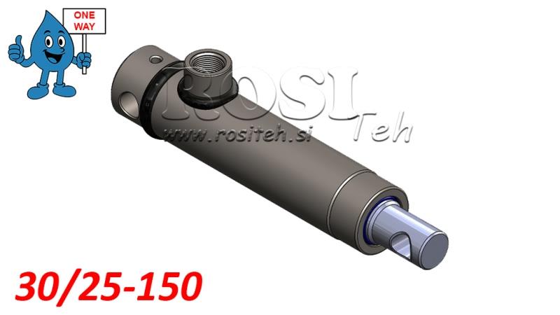 VÉRIN HYDRAULIQUE SIMPLE EFFET 30/25-150