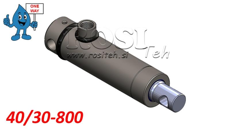 VÉRIN HYDRAULIQUE SIMPLE EFFET 40/30-800