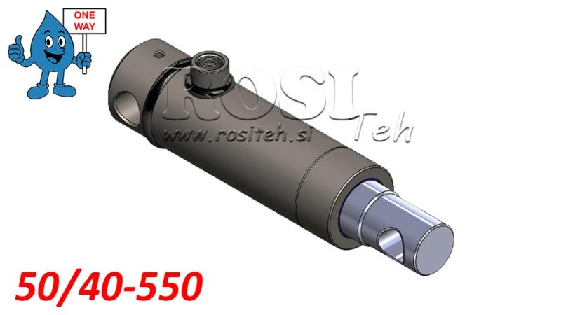 VÉRIN HYDRAULIQUE SIMPLE EFFET 50/40-550