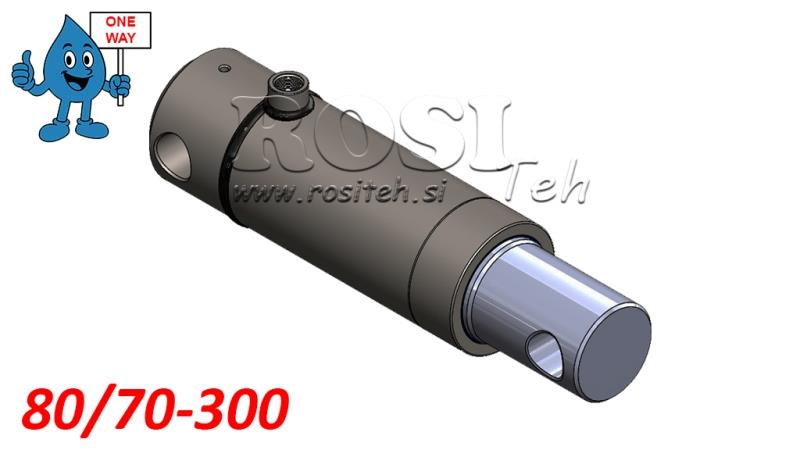 VÉRIN HYDRAULIQUE SIMPLE EFFET 80/70-300