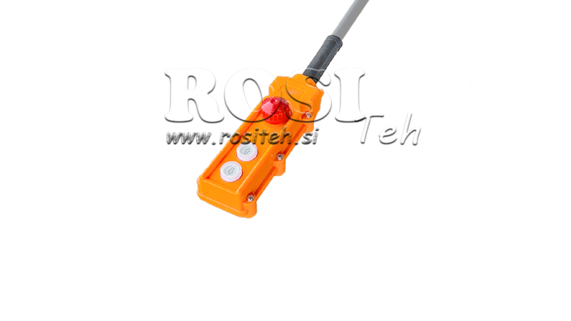 DALJINSKO STIKALO SET 2 TIPKI + ZASILNI IZKLOP V OHIŠJU S KABLOM