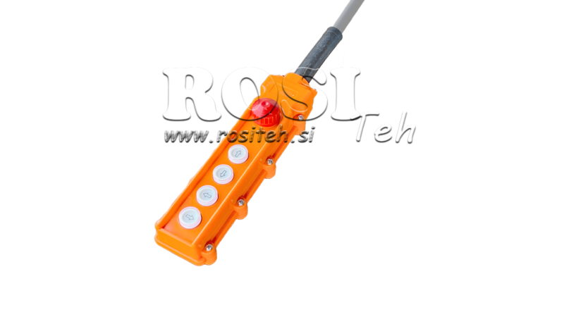 DALJINSKO STIKALO SET 4 TIPKE + ZASILNI IZKLOP V OHIŠJU S KABLOM