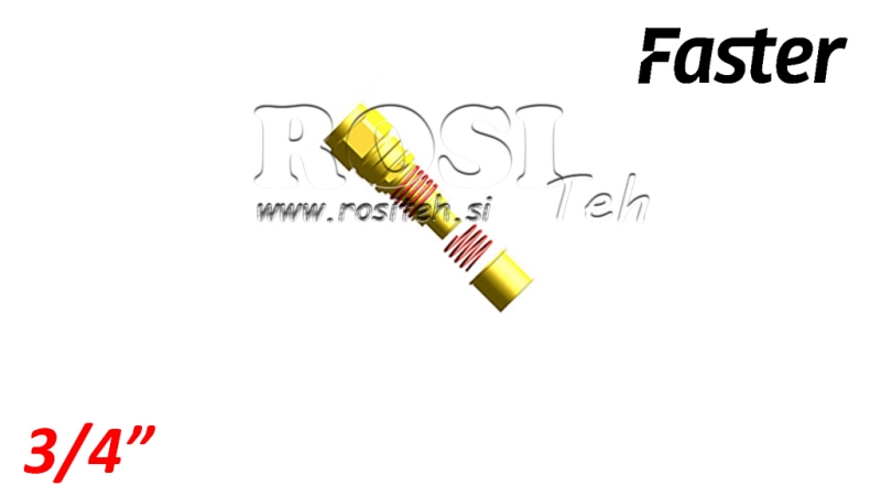 RACCORD RAPIDE FEMELLE POUR MULTI-FASTER 3/4 PARTIE FIXE